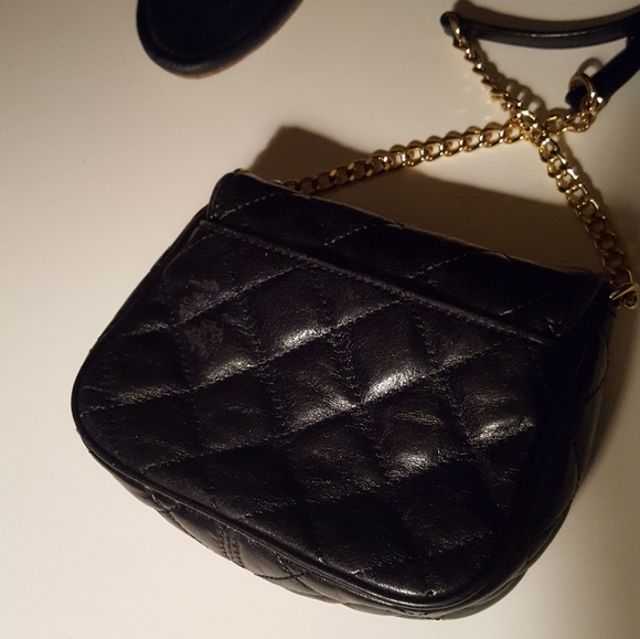 MK BLACK CROSSBODY Gold mk - Picture 4 of 5